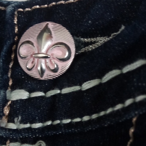 Rock Revival NWOT Women's 26 Amy Skinny Embroidered Rhinestones - Picture 9 of 9